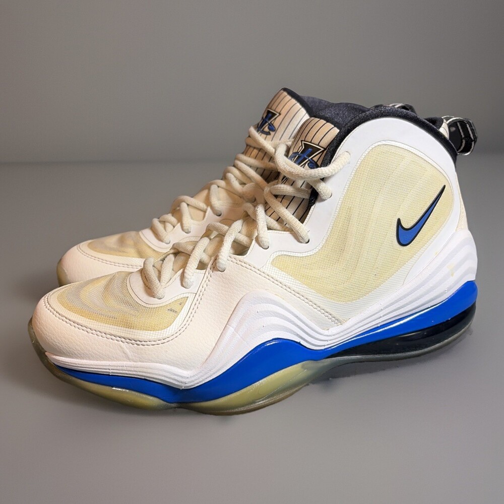 Nike Air Penny 5 V Orlando Home Men's Size 8 CN0052-100 White Royal Blue